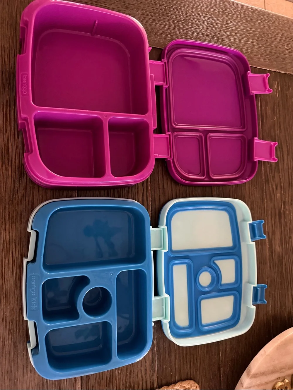 Bentgo Kids Lunch Boxes - Purple & Blue